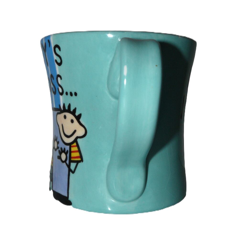 Our Name Is Mud 'Daddy's The Boss... Right Mommy?' Ceramic Mug Lorrie Veasey Cup - Picture 4 of 6